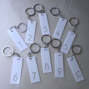 1-10 (1แพ็ค 10ชิ้น) ขนาด 2*6 ซม. [KEY SQ NO.21]