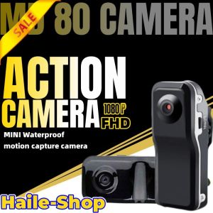 【Haile-shop】MD80 Mini 360 Action amera for vlogging on youtobe motorcycle dash cam body camera waterproof with voice Action Camcorder  Vedio Audio Recording Security Sport Camera Professional Bicycle Outdoor cam