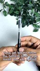 Zebra Kokoro Sweet Gel Pen 0.5mm Black / Pulpen Gel Tinta Black 0.5mm Murah Berkualitas
