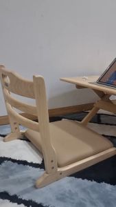 เก้าอี้นั่งพื้น 44 x 49 x 45 cm - เบาโหน่ง 44 x 49 x 45 มม. พับเก็บได้ สมาธิ ไม้ยางพารา (เก้าอี้นั่ง)