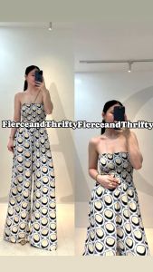 OLIVIA PRINTED TUBE JUMPSUIT