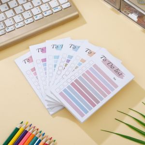 Simple Portable Todo List Sticky Notes Book Tearable Dual Glue Paper Plan Handbook N times Stick Business Supplies Stationery