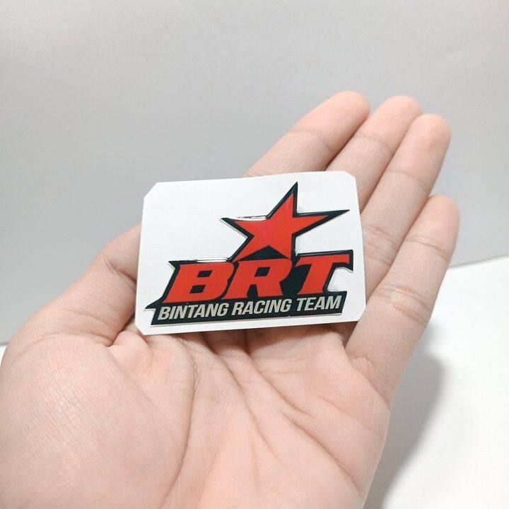 Brt Emblem Sticker Timbul Resin Lentur Lazada Indonesia 5771