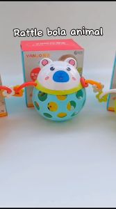 [ALONK.S] [BELI DIATAS 50RB FREE GIFT] mainan rattle bayi /mainan bola karet lembut kartun