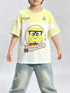 Hot Toys | Men T Shirt Women Tee Boys Girls Top Adults Children Parent Child Quick dry kid Tshirts SpongeBob SquarePants 3D Cartoon Tops