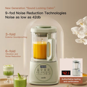 Keheal เครื่องปั่นน้ำผลไม้ MP2เครื่องปั่นเครื่องปั่นอาหารเสียงรบกวนต่ำความร้อนลดเสียงอัตโนมัติความจุมากมัลติฟังก์ชัน