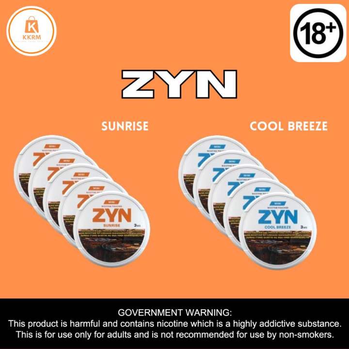 ZYN 1-can Nicotine Pouch (Smoke-Free Alternative like E-Cigarettes and ...