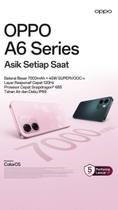OPPO A6 6+128GB 6+256GB - Garansi Resmi OPPO Terbaru 2025 Tahan Air dan Debu IP69 100% Original