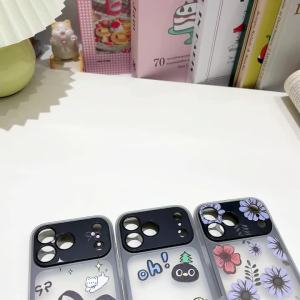 Cute Little Animals Phone Case For iPhone 17 18 Pro Max 16 15 14 13 Instantly Transformed Into 17 Shockproof Case Clock Pattern