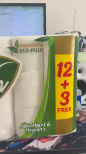 Fresh Premium Eco-Pulp Bathroom Tissue 3PLY 12+3