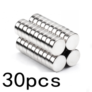 Fridge Magnets 50PCS Silver Round High Pull Force 8x3mm/0.59 * 0.079in Multi-Purpose