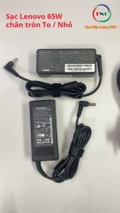 Sạc Laptop Lenovo 65W 20V - 3.25A / 19V - 3.42A chân To 5.5x2.5mm hoặc Nhỏ 4.0x1.35mm - BH 12 Tháng
