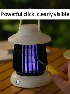 Electric UV Mosquito Killer Lamp Insect Zapper LED Bug Trap Night Light Portable Pest Control Lantern USB Powered Indoor Outdoor Bedroom Home Camping Garden Patio Fly Gnat Moth Catcher Chemical Free Quiet Operation Household Travel Lighting Device
