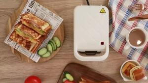 Bread Baking Machine Sandwich Maker Sandwich Maker Waffle Maker Breakfast Bread Waffle Maker Household Thick Clip Multi-Function Breakfast Maker 早餐机