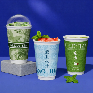 RONGSEN | Custom Logo Printed Disposable Paper Cups For Hot Drinks