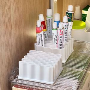 Ointment Holder Desktop Ointment Stand Silicone Material Cosmetics Storage Rack Pen Holder Home Ointment Compartment Organizer