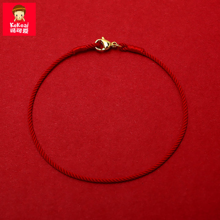 Wearable Small Hole Transfer Beads Bracelet Men and Women's Natal Year ...