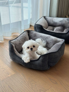 Winter Thickened Warm Dog Bed Sofa Cushion Soft Nest Cat Nest for Small to Medium Dogs Deep Color Resistant Dirty Dog House