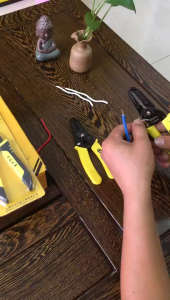 175mm Stripping Crimping Pliers Wire Stripper Multi Functional Ring Crimpper Electrician Wire Stripper Pliers