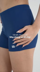 Quần short Bơi nữ Coolmate basic 3 inch chống bám nước bền màu chống UV đồ đi biển đồ bơi thể thao Coolmate Women