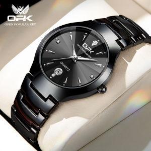 OPK Jam Tangan Cowok Terbaru 2023 Asli Impor Mode Besi Tahan Karat Jam Tangan Pria Anti Air