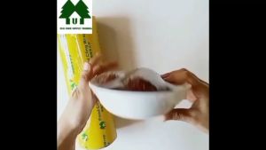 Food Grade Plastic Food Wrap Cling Wrap   Food Packaging /Cling Film cutter