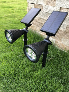 Solar Powered Garden Lawn Spotlight Waterproof Decorative Courtyard Tree Light Outdoor Landscape Villa Yard Lighting