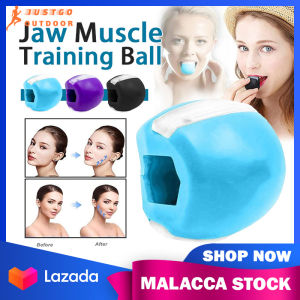 Jaw Exerciser Face Fitness Ball Food-Grade Silica Gel V Shape Jawline Training Anti-Wrinkle Neck Face Muscle Exerciser Trainer | JUSTGOOUTDOOR