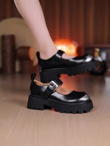 Daphne | Vintage Mary Jane Thick Heels Womens Shoes