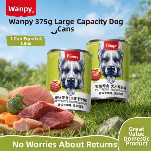 Wanpy | Nutritious Senior and Puppy Dog Food Cans for Medium and Small Breeds 24 Cans