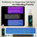 Pure Natural na Panlunas Water-Based Magnesium Salt Spray for Women & Men: Anti-Itch, Odor, Body Pain Relief. 