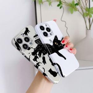 Hontinga All-inclusive Film Casing For Huawei Nova 7i 7 Pro 5T 9 SE Nova 10 Pro Case Korean film Phone Case Cartoon Cats Back Casing lens Protector Design Hard Cases Shockproof Shell Full Cover Casing For Girls