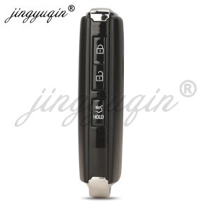 Jingyuqin 2/3/4Buttons Remote Car Key Shell Case for Mazda 3 CX30 CX5 CX9 M6 MX5 Miata 2019 2020 2021 2022 Smart Keyless Housing