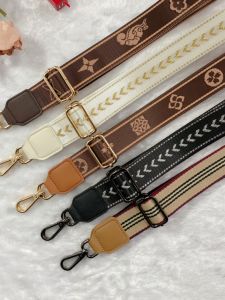 Womens Canvas Crossbody Bag Strap Adjustable Shoulder Strap Ethnic Style Versatile Replacement Belt Fashionable Accessory