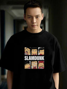 Áo Thun Nam Mùa Hè Dáng Rộng Phong Cách Mới 2025 Tay Ngắn in Họa Tiết Hoạt Hình Thoáng Khí Chất Liệu Cotton 100%