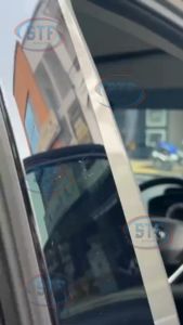 Zoom Rear View Mirror For All Cars ZOOM Mirror (Blue Mirror) ENGINEERING MONACO MIRROR (Including Big & Small Sticker)