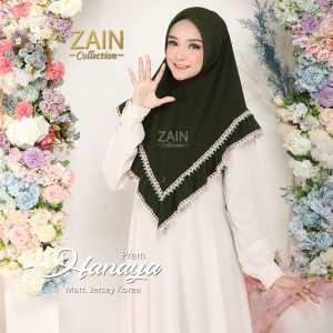 Zain - Hijab Instan Syari Jersey Korea Hanaya Prem High Quality