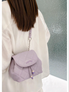 TOUTOU | New Style Multi-Use Quilted Chain Mini Backpack