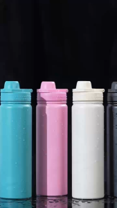 750ml Portable Vacuum Insulated Tumbler Sport Bottle Handheld Stainless Steel Insulated Vacuum Flask Thermos Cup For Kids 保温杯