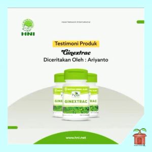 Kapsul Ginjal Ginextrac Ekstrak Bahan Alam Daun Tempuyung Meniran Tapak Liman Akar Alang-Alang