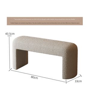ZHENTAIYUAN | Fluffy Slipper Bench Shoe Rack