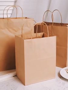 Paper Bag Kraft Coklat | Paper Bag Hampers Kado Souvenir | Paper Bag Souvenir | Tas Jinjing Souvenir | Tas Kertas Belanja | Tas Souvenir
