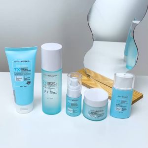 BIOAQUA 7X Ceramide Skincare Paket Repair Barrier Set With Moisturizer Cream/Hydrating Toner/Serum Wajah/Gentle Cleanser