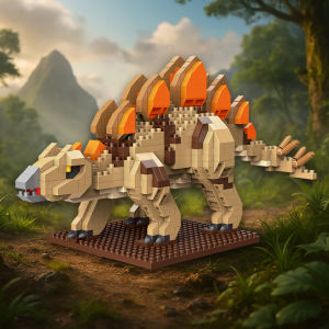 Dinosaur Series Tyrannosaurus rex pterosaur micro-particle building block parent-child educational toys childrens leisure gift