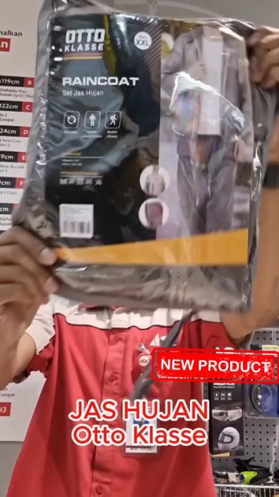 Jas Hujan Wanita Jas Hujan Pria Rain Coat PVC Dengan Reflector Otto Klasse