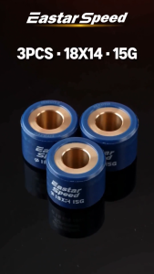 Racing X-Motion Flyball/ Pulley Flyball Roller 3Pcs NMAX/ AEROX/ PCX/ ADV/ CLICK/ VARIO/ MIO I 125/MIO M3/BEAT Pure Copper
