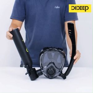 Alat Selam Pernapasan: Masker Snorkeling Full Face DIDEEP & Tabung Selam Mini