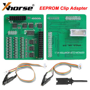 Xhorse EEPROM Clip Adapter For VVDI PROG Programmer Carrier Plate Read Write EEPROM Transponder Pocked By SOP8/DIP8 No Soldering