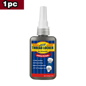 Universal Threadlocker Blue Medium Strength Removable Anaerobic Gas Sealant liquid raw material belt high temperature resistance strong sealingSuitable for Nuts Bolts Fasteners and Metal1-6pcs.