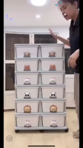 6814-6815-6816 ลิ้นชักเอนกประสงค์แบบคู่ 6814-6815-6816